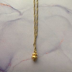 Madewell Strawberry Necklace in Gold